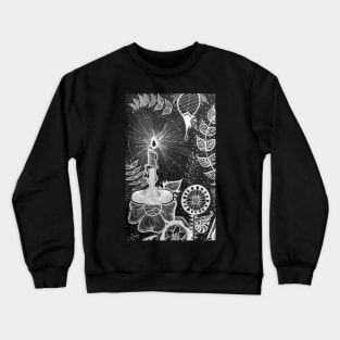 Inevitable Candle Monochrome Crewneck Sweatshirt